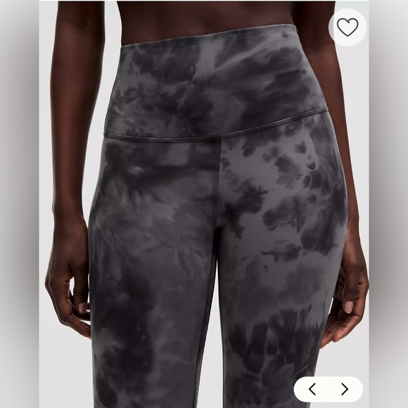Lululemon Athletica Diamond Dye Pitch Grey Graphite Grey Leggings - Picture 2 of 10